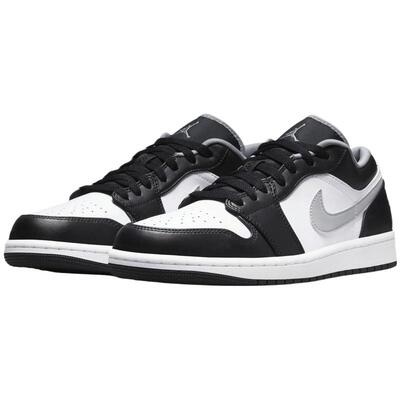 滔搏NIKE耐克男子AIR JORDAN 1运动训练黑白灰篮球鞋553558-040