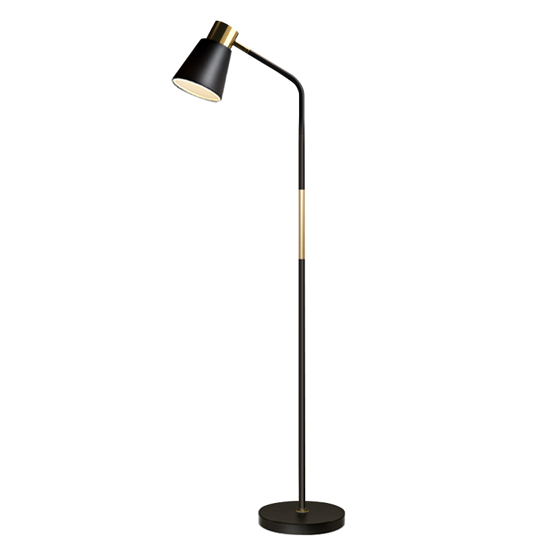 北欧弓形落地灯客厅卧室睡眠阅读氛围台灯床头暖光灯高级轻奢