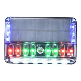 太阳能爆闪警示灯照地驻车示廊边灯强磁防追尾大货车雾闪后灯震动