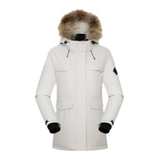 LAFUMA乐飞叶户外冬季加厚羽绒服女士中长款情侣大鹅绒派克外套男