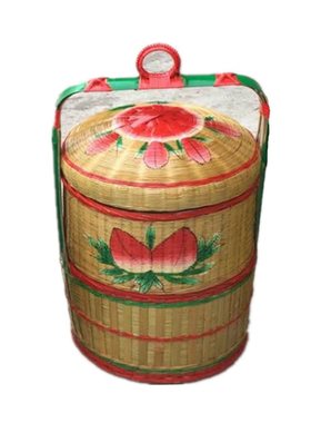 潮汕结婚喜庆用品竹篮子
