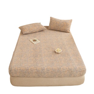 加绒加厚牛奶绒床笠罩冬季珊瑚绒床罩床垫套单双人全包床单1.8m