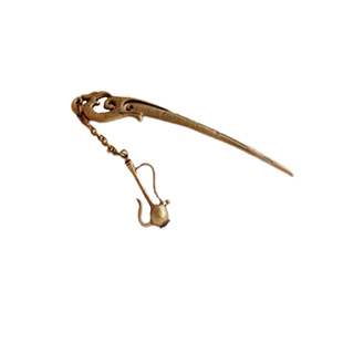 凤钗酒壶书签古风挂件古青铜色金属文具学生精美小礼物手工制作