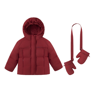 半度闲女童冬装羽绒服中大童洋气新款儿童冬季加厚90白鸭绒外套潮