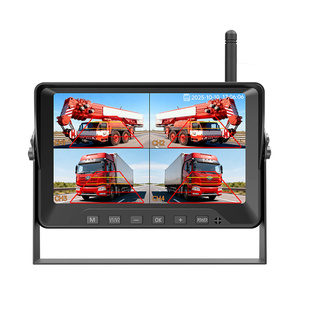 长臂挖掘机勾挖机装载机防水超清录像盲区监控倒车影像无线摄像头