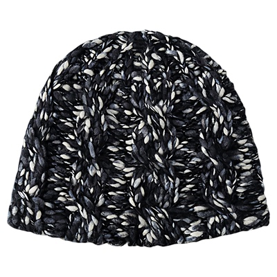 JCLP【王菲同款】金纯良品 慵懒风双层彩点花纱羊毛手工针织帽