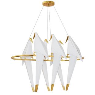 北欧千纸鹤小鸟吊灯创意蛋糕店面点店服装店商业店铺展厅装饰吊灯