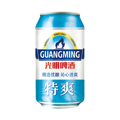 青岛啤酒光明特爽330ml*24听