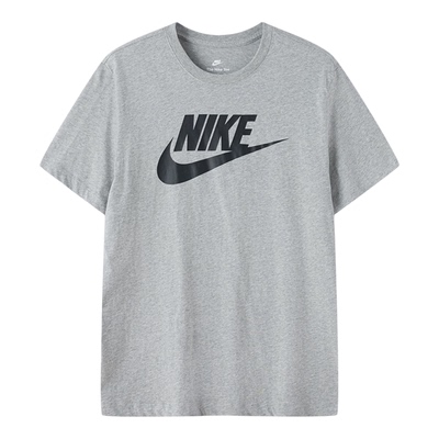 Nike/耐克正品Sportswear新款男灰黑色训练经典短袖T恤AR5005-066