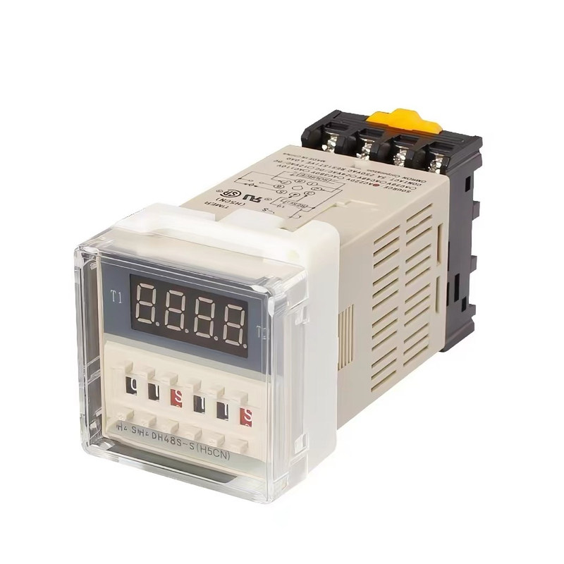 正品欧姆龙时间继电器DH48S-SDH48S-1Z DH48S-2Z延时数显220v24v