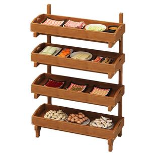 厨房置物架多层收纳架子蔬菜篮落地柜零食非实木托盘放菜筐多功能