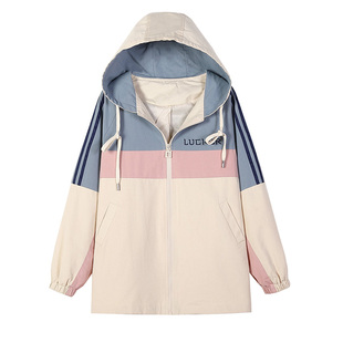 中学生风衣女中长款初中生外套少女秋装韩版高中生入秋季新款薄款