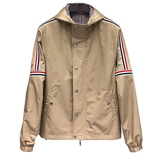 tb风衣外套男东莞品牌代工休闲潮流韩版连帽冬季棉服夹克帅气潮