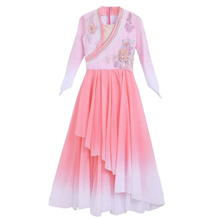 儿童古典舞玉蝶幽香舞蹈服花开时节动京城独舞剧目扇子艺考演出服