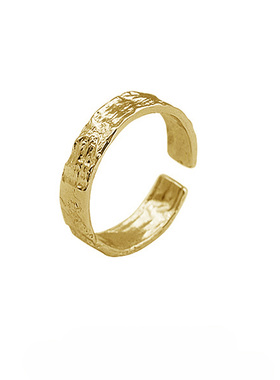 复古开口金色戒指男女可带