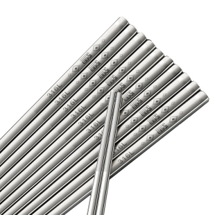 三四钢®316L不锈钢筷子家用高档新款食品级家庭专用金属防滑套装