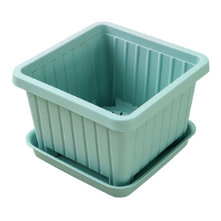 正方形朱顶红花盆加厚阳台种菜专用箱塑料矮形花盆种球根植物花盆