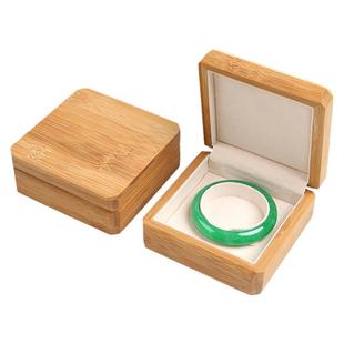 高档实木珠宝首饰盒镯子吊坠玉手镯包装盒手串盒子佛珠文玩盒批发