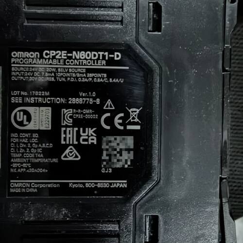 议价OMRONCP2EN60DT1D原装拆机件功能正常成色漂亮