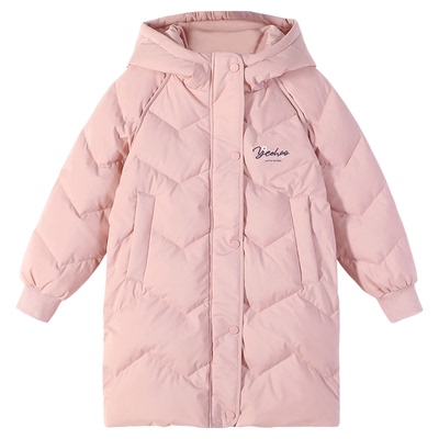中长款加厚羽绒服英氏女童