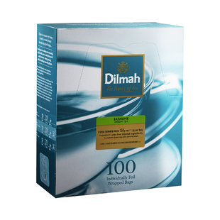 Dilmah迪尔玛茉莉绿茶包100片 茉莉花茶 绿茶茶包 进口茉莉茶包