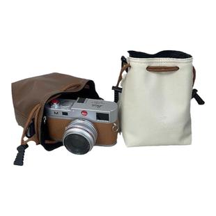 适用于佳能R50相机包富士收纳袋尼康立拍得微单反镜头袋保护套