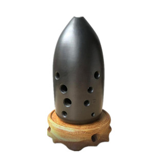 产地货源古埙10孔十孔双腔黑笔筒陶埙初学者入门学生成人趣谈乐器