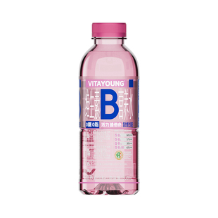 VITAYOUNG活力维他命维B水营养素水树莓味0脂肪饮料500ml*12瓶
