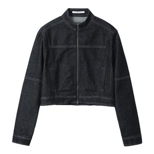 KERNEL COSMOS 大都会俱乐部 美式复古解构绗线牛仔外套短裤套装