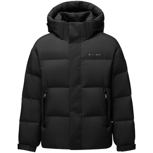 坦博尔2025冬季新款男士云感泡芙羽绒服高充绒保暖耐脏面包服外套