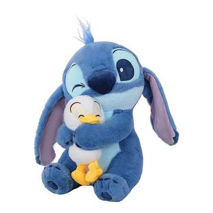 史迪仔抱抱鸭玩偶唐老鸭公仔布娃娃抱枕史迪奇毛绒玩具送生日礼物