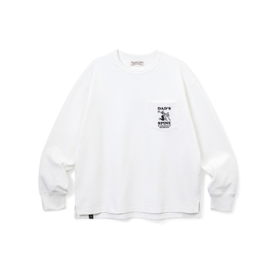 SUPERTOFU「骑膊马」复古手绘图案 马年主题 华夫格长袖T恤 SS26