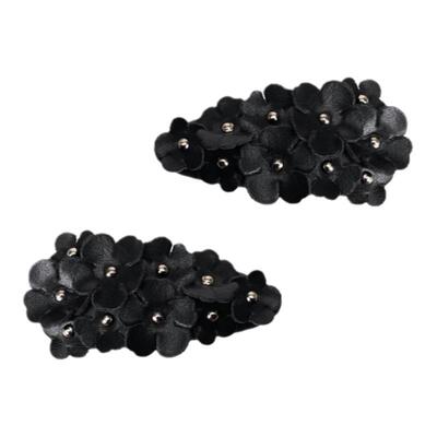 DAINEI岱妮朵朵花语皮革发夹