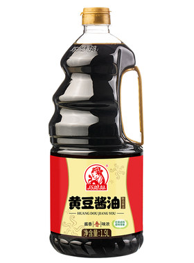 巧媳妇1.9L黄豆酱油大桶酿造家用超市正品商用炒菜凉拌老抽料酒