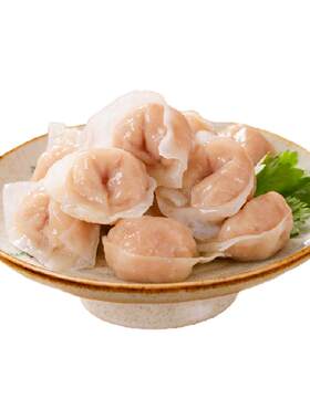 新鲜手工鱼皮饺鱼皮虾饺