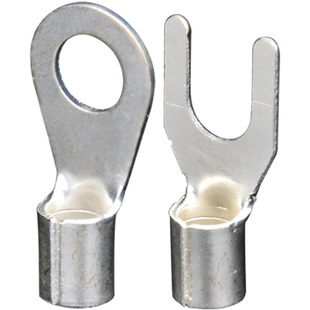 UT叉形裸端子+OT圆形多规格线耳 铜鼻子接线 冷压端子套装u型接头