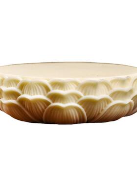 馥初心莲花底座禅意佛像创意托盘