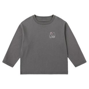 【100%棉】dudujia儿童T恤春秋女童上衣纯棉宝宝童装男童衣服春装