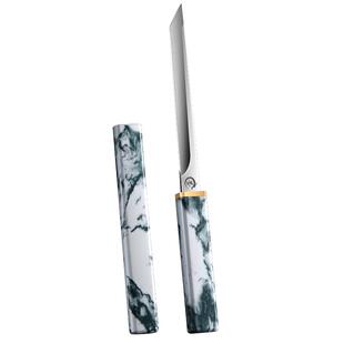 M390云墨水果刀家用随身迷你小刀锋利高硬度户外用便携折叠刀具