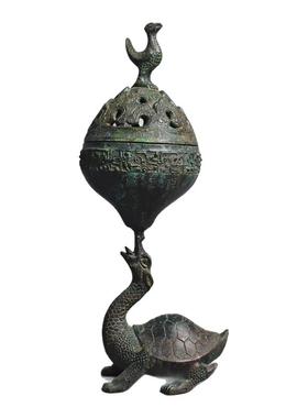 香薰炉美式玄关装饰品仿古青铜器