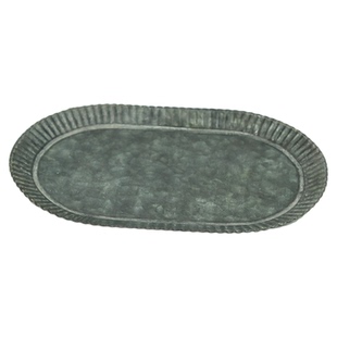 孤品大集合-美式乡村复古做旧铁艺托盘果盘收纳盘子铁质多肉盘托