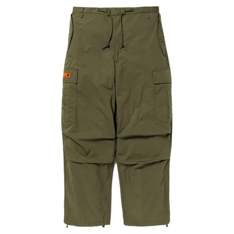 折扣 WTAPS MILT0001 / TROUSERS抽绳工装运动休闲长裤牛仔裤24FW