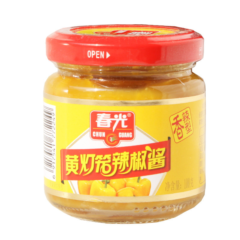 春光黄灯笼辣椒酱香辣特辣海南特产酸汤肥牛蒜蓉下饭酱拌面调味品