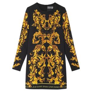 【季末优惠】VERSACE JEANS COUTURE Porcelain BaroccoA连衣裙