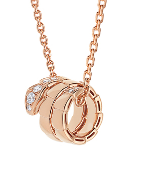 韩秀娜头尾钻蛇骨项链女士双层灵蛇吊坠小众轻奢设计高级感锁骨链