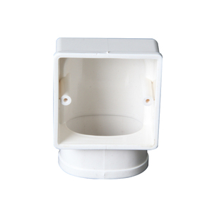 86型电视背景墙盒预埋盒子影音50圆管底盒扁管式插座穿线盒暗装