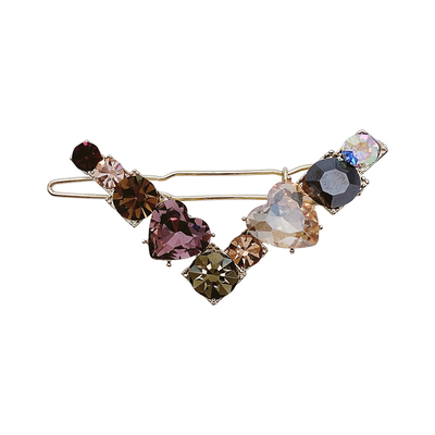 东大门v形水钻一字夹边夹发卡