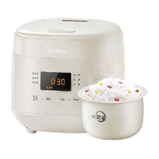美的电饭煲1.8升家用1到2人小型迷你电饭锅蒸煮一人食烹饪机