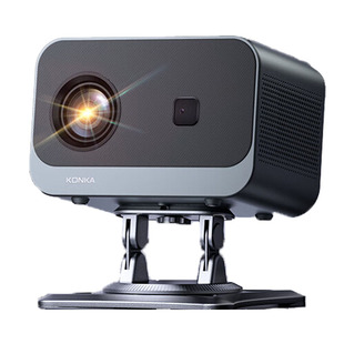 可连电脑Konka/康佳C1pro家用智能投影仪超高清学生宿舍卧室家庭影院手机电视小型便携幕布一体带支架官方