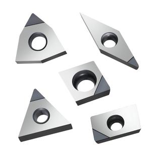 PCD金刚石刀片高光铜铝用铣刀片数控车床刀片粗精镗刀粒钻石刀头